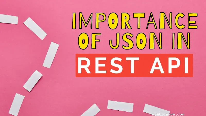Importance of JSON in REST API